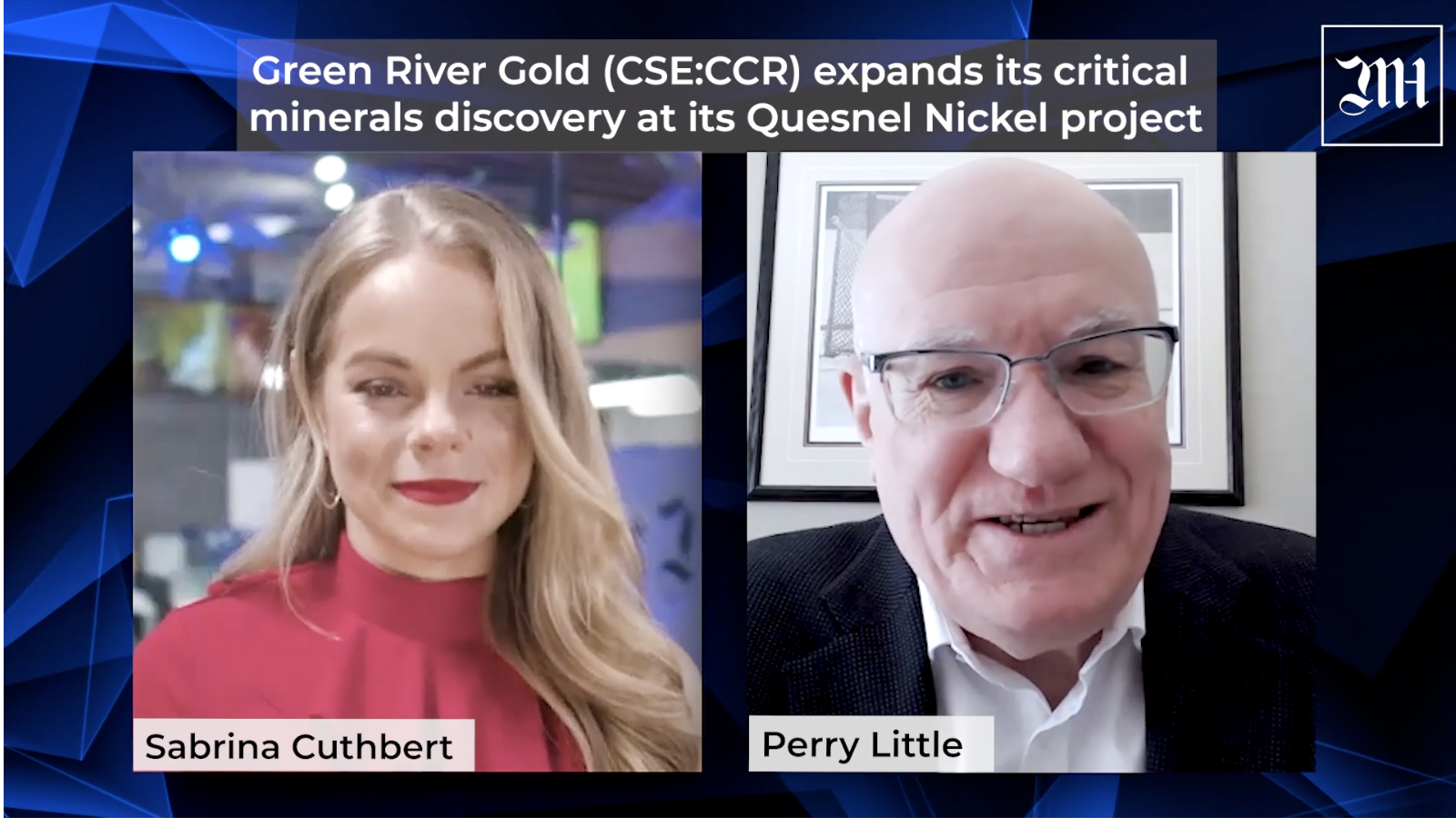 Green River Gold Corp CSE - CCR OTC - CCRRF December 9